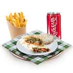 Middle East Chicken Tikka Wrap Meal 