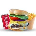 Grilled 1/4 Hawaiian Burger Meal 