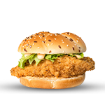 Fried 1/2 Spicy Chicken Fillet Burger 
