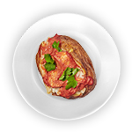 Jacket Potato With Spicy Chicken Tikka 